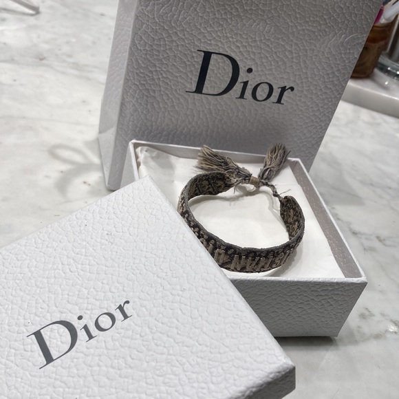 Dior Jewelry Christian Dior Friendship Bracelet Navy Oblique Poshmark